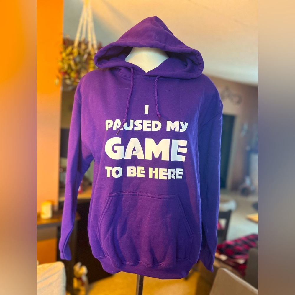 Purple gaming hoodie